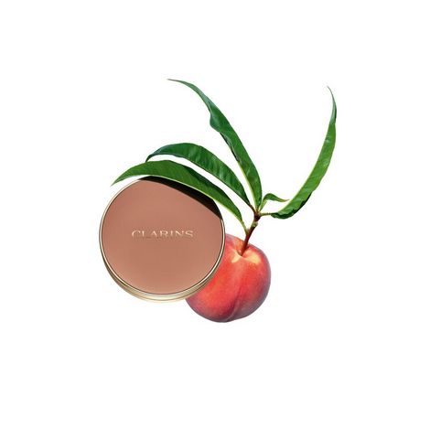 Clarins Ever Matte Compact Powder 10G-06 Closed with Fruit Background