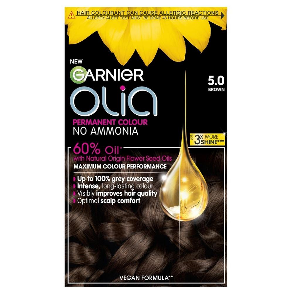 Garnier Olia Glow Permanent Hair Dye Brown
