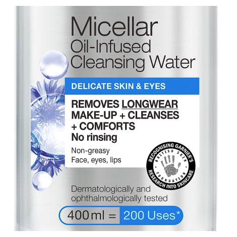 Garnier Micellar Water Delicate Skin and Eyes 400ml