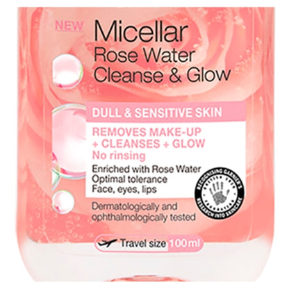 Garnier Micellar Rose Water Cleanse &amp; Glow 100ml