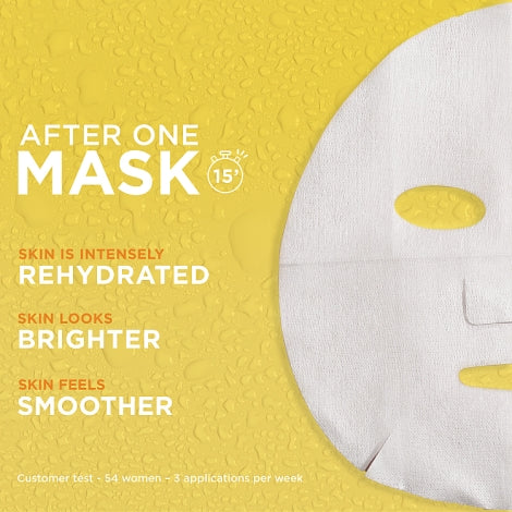 Garnier Brightening &amp; Super Hydrating Vitamin C Sheet Mask 28g