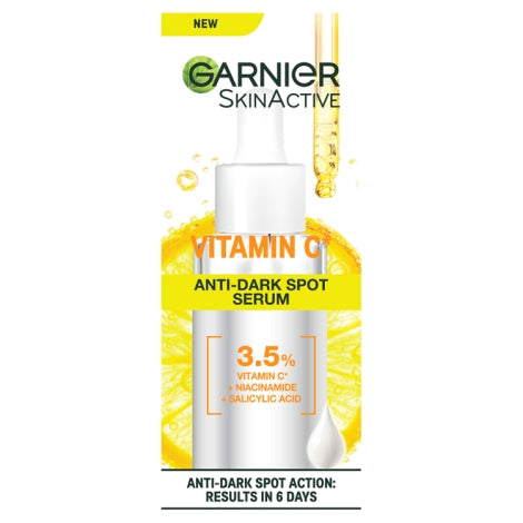 Garnier Vitamin C Serum for Face Anti-Dark Spots &amp; Brightening Serum 30ml