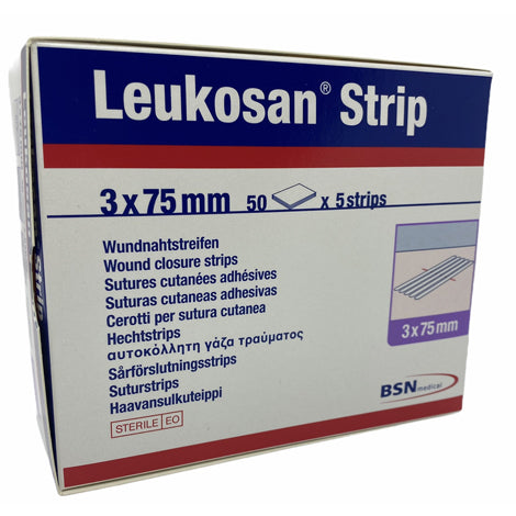 BSN Medical Leukosan Strip 3 x 75mm W250 50 x 5 1Pack
