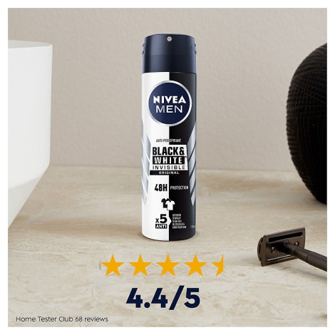 NIVEA Black &amp; White Anti-Perspirant Deodorant Spray150ml