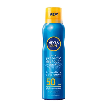 Nivea Protect &amp; Dry Touch Refreshing Sunscreen Mist SPF 50 200ml