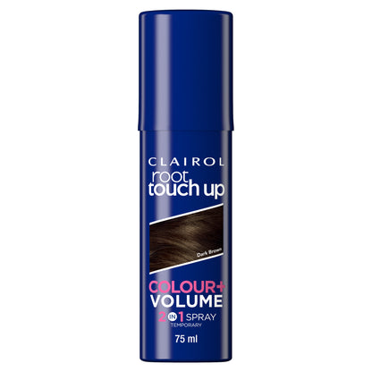 Clairol Root Touch Up Color + Volume 2 in 1 Spray 75ml Dark Brown