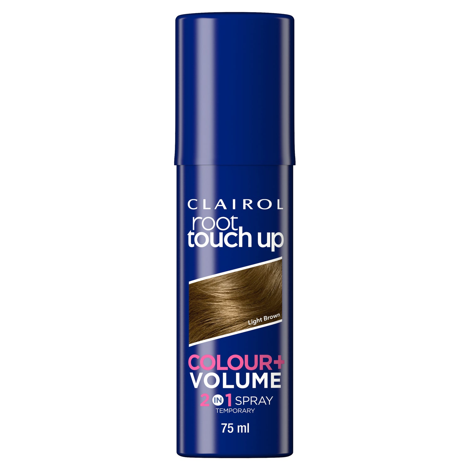 Clairol Root Touch Up Color + Volume 2 in 1 Spray 75ml Light Brown