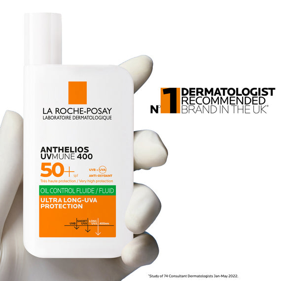 La Roche Posay Anthelios UVMune 400 Oil Control Fluid SPF50+ For Oily and Blemish-Prone Skin 50ml Derma
