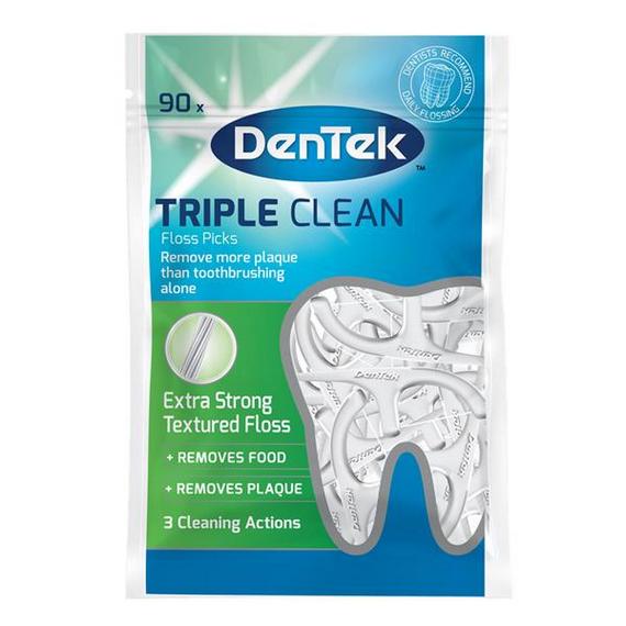 Dentek Eco Triple Clean Floss Picks (90)