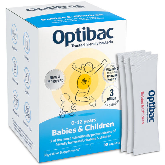 Optibac for Babies &amp; Children - 90 Sachets-open