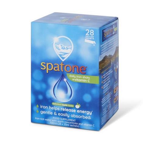 Spatone Iron Supplement Apple &amp; Vitamin C - (28 daily sachets)