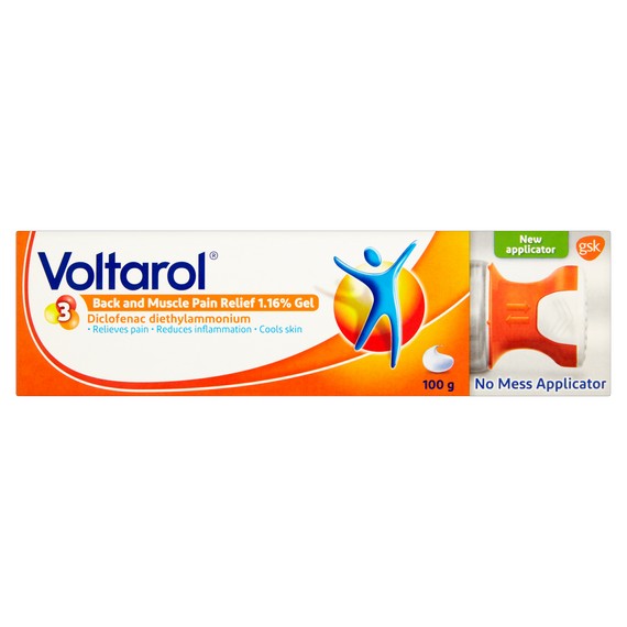 Voltarol Back and Muscle Pain Relief 1.16% Gel 