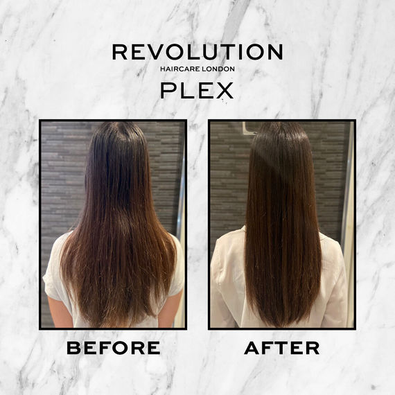 Revolution Haircare Plex 4 Bond Plex Shampoo 250ml-Before &amp; After