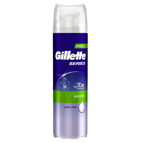 Gillette Series Sensitive Skin Shaving Foam 250ml