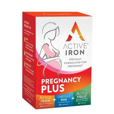 Active Iron Pregnancy Plus - 90 Capsules