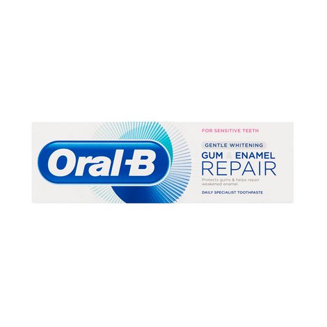 Oral B Gum &amp; Enamel Repair Toothpaste 75Ml Gentle Whitening