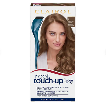 Clairol Nice N Easy Root Touch Up Permanent Hair Dye Light Brown