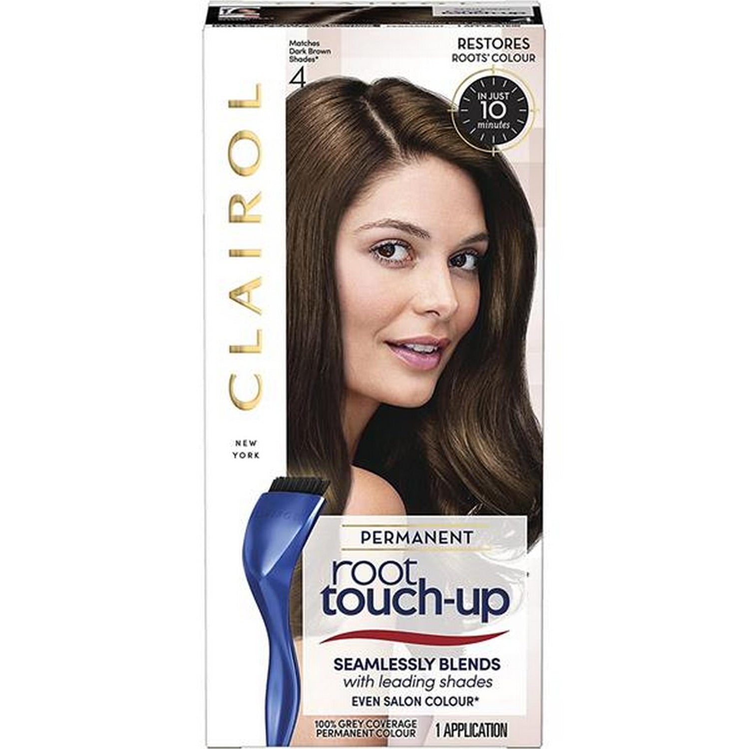 Clairol Nice N Easy Root Touch Up Permanent Hair Dye Dark Brown
