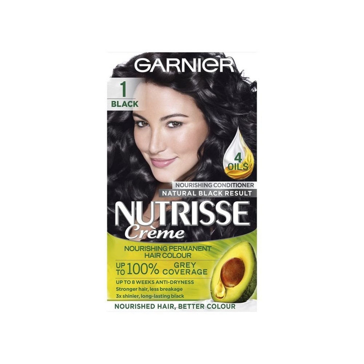 Garnier Nutrisse Ultra Crème Permanent Hair Dye Black