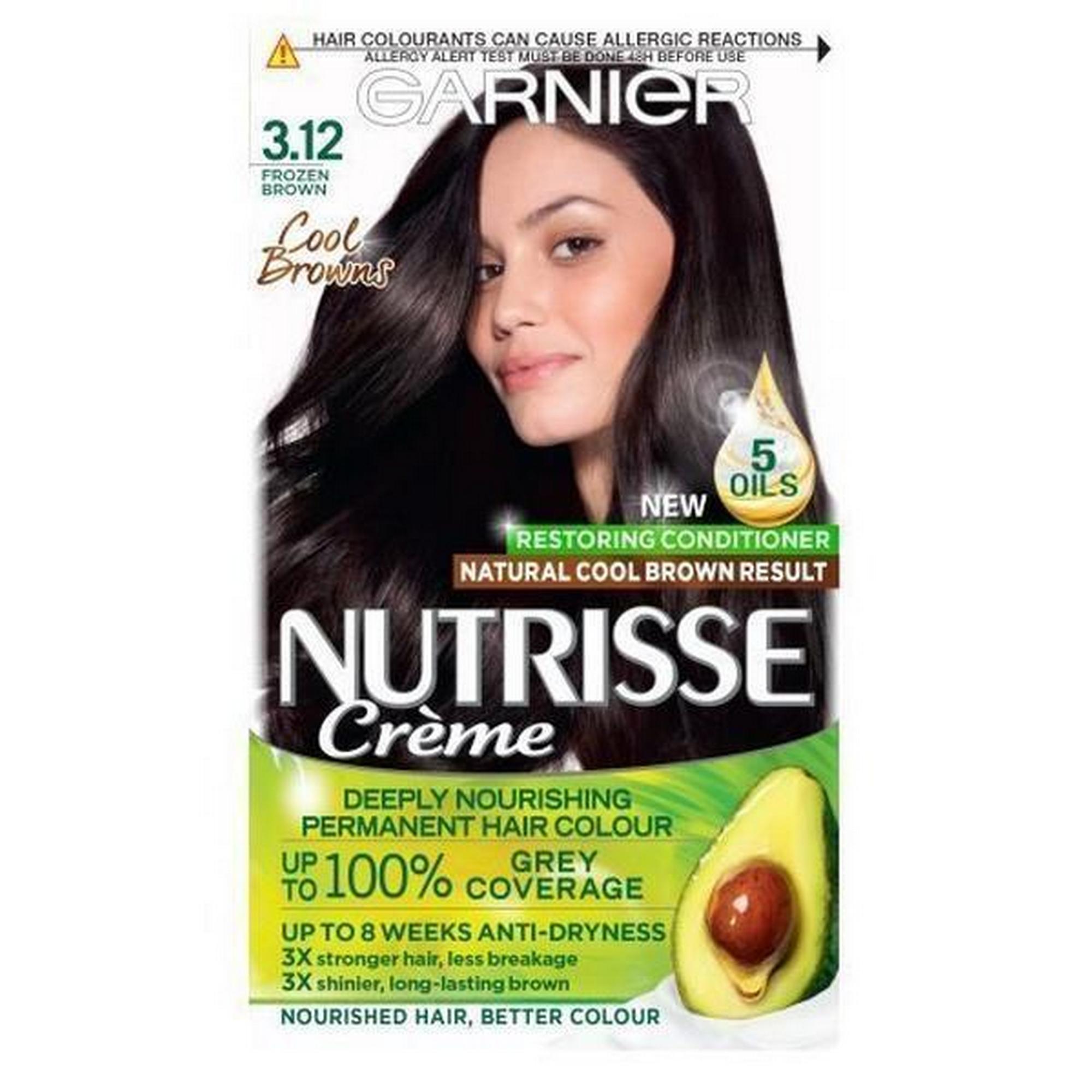 Garnier Nutrisse Ultra Crème Permanent Hair Dye Frozen Brown