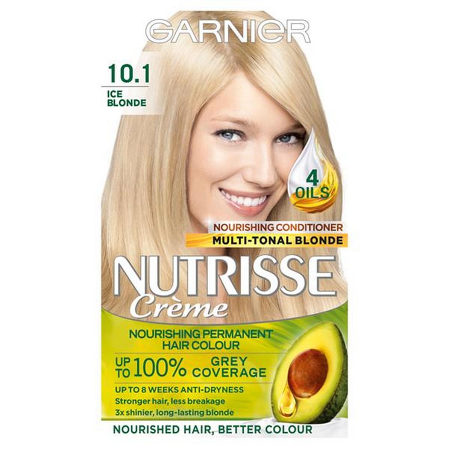 Garnier Nutrisse Ultra Crème Permanent Hair Dye Ice Blonde