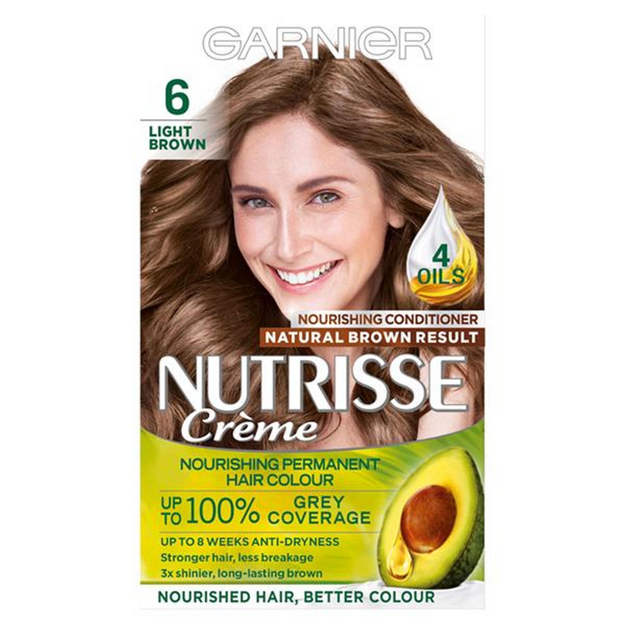 Garnier Nutrisse Ultra Crème Permanent Hair Dye Light Brown