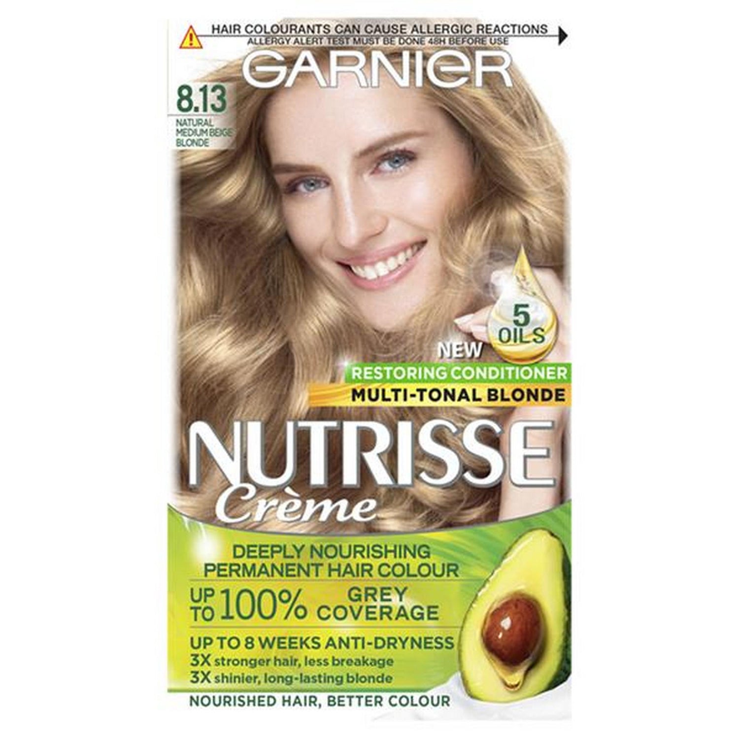 Garnier Nutrisse Ultra Crème Permanent Hair Dye Medium Beige Blonde