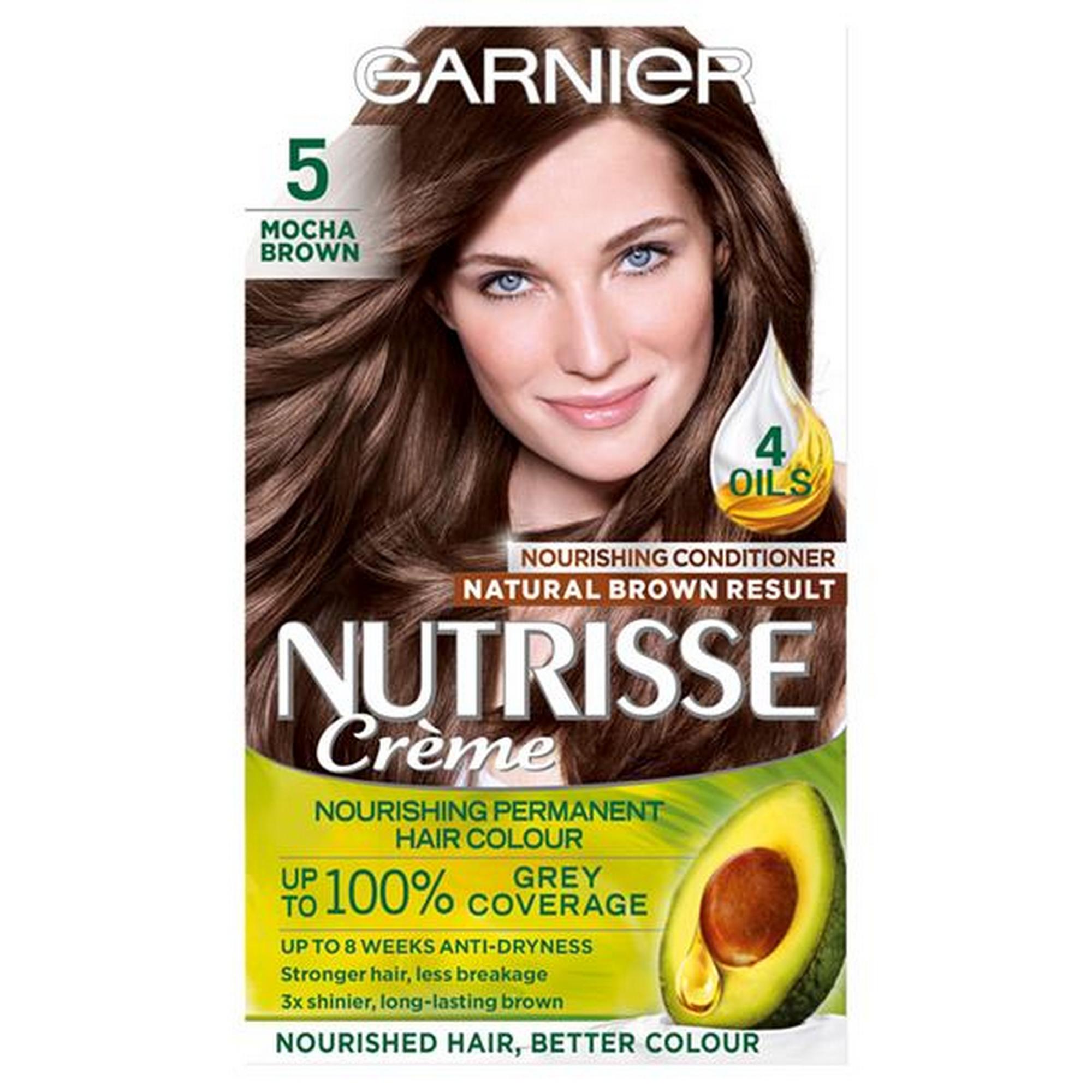 Garnier Nutrisse Ultra Crème Permanent Hair Dye Mocha Brown