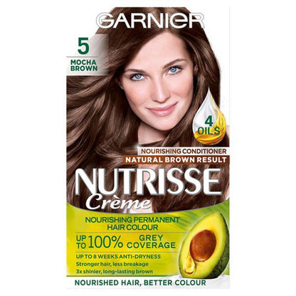 Garnier Nutrisse Ultra Crème Permanent Hair Dye Mocha Brown
