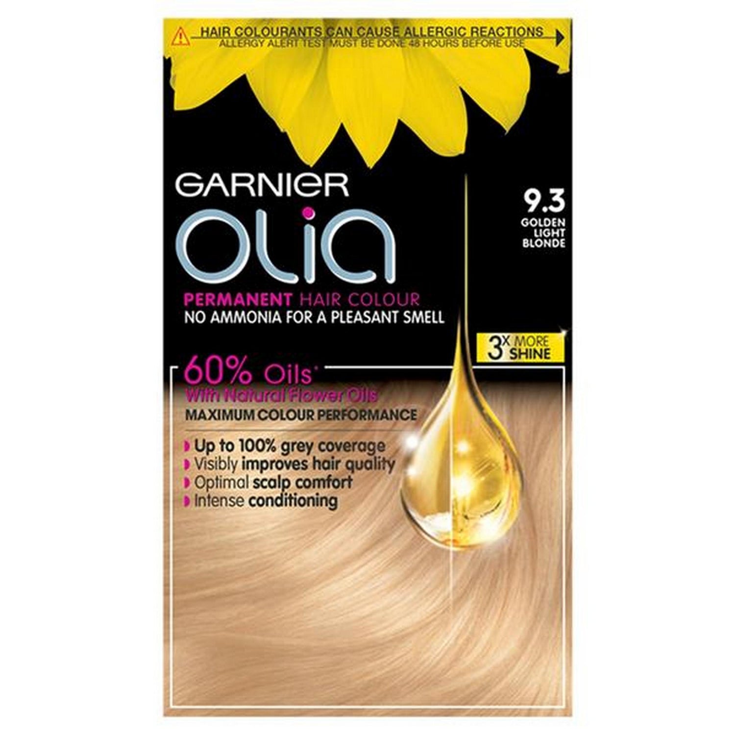 Garnier Olia Glow Permanent Hair Dye Golden Light Blonde