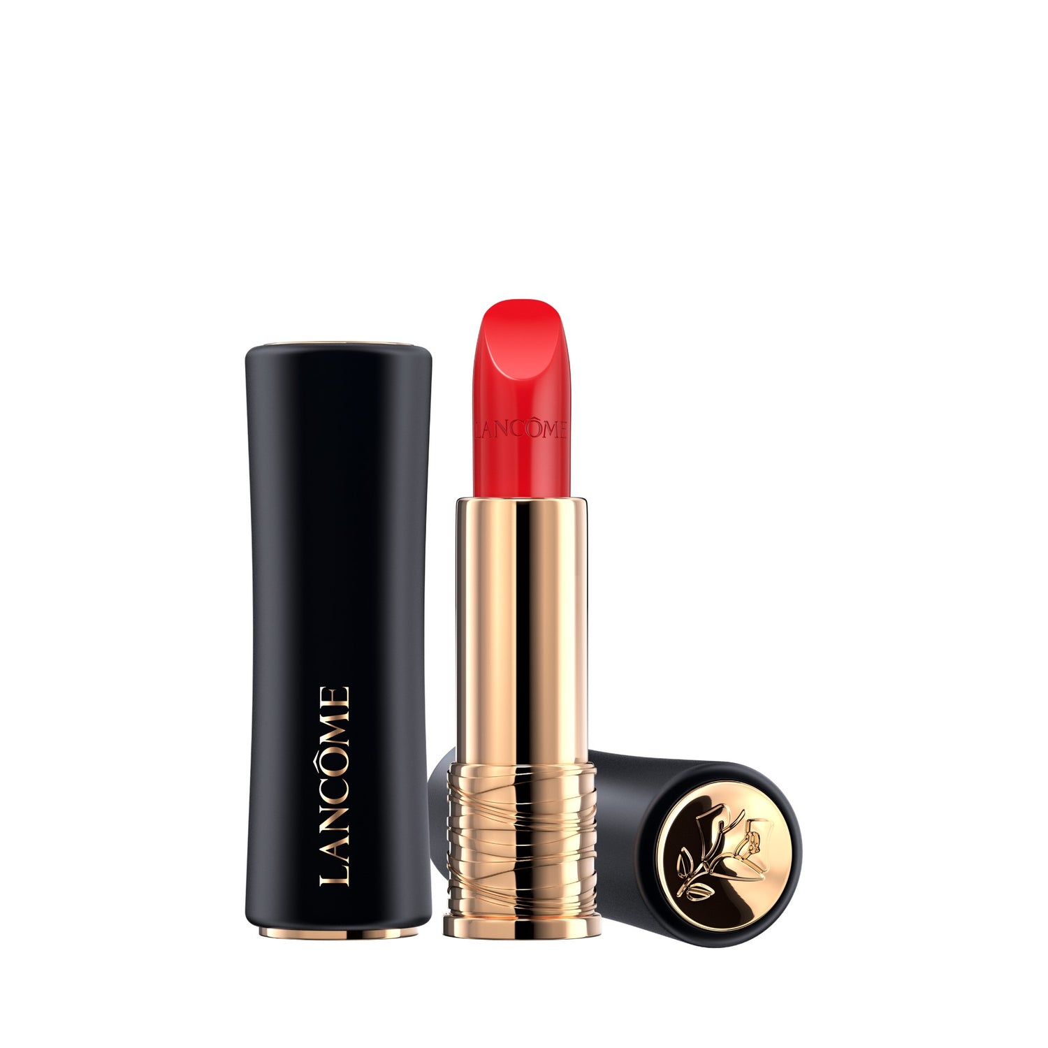 Lancome Absolu Rouge Cream Lipstick Red Oulala Open