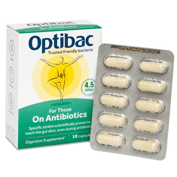 Optibac For Those On Antibiotics Capsules 10’s Box with Capsules