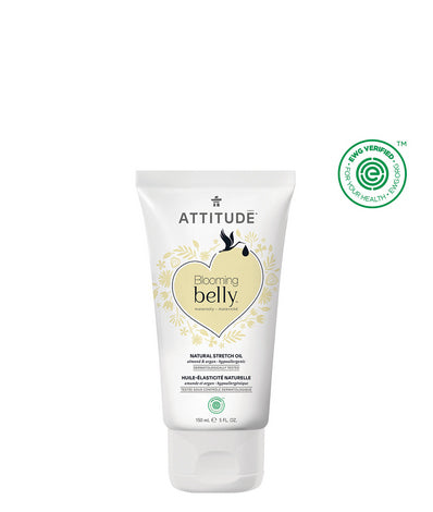 Attitude Blooming Belly Pregnancy Stretch Oil - Almond &amp; Argan