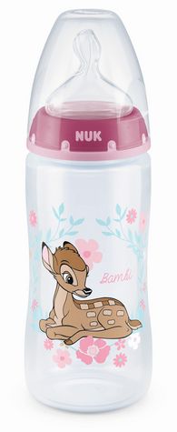 NUK First Choice + Bottle 300ml Bambi Size 2 Medium
