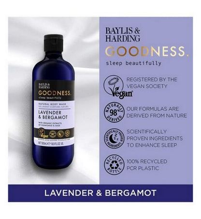 Baylis &amp; Harding Goodness Sleep Lavender &amp; Bergamot Sleep Body Wash 500ml-info