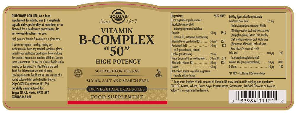 Solgar B-Complex 