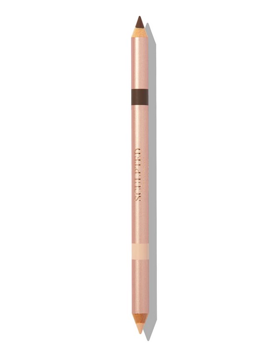 Sculpted Double Ended Kohl Eye Pencil Brown/Nude 