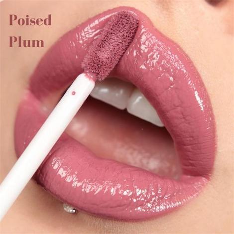 Mrs Kisses Lip Gloss - Poised Plum Model