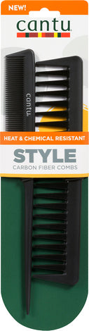 Cantu Carbon Fibre Comb Set x2