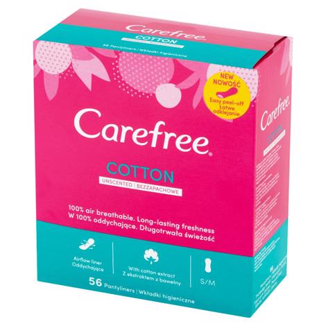 Carefree Cotton Unscented Pantyliner&