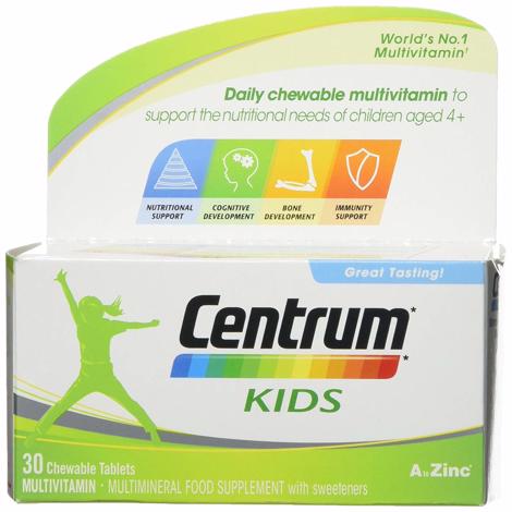 Centrum Kids Chewable Tablets 30