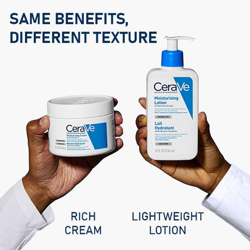 CeraVe Moisturising Lotion Same Benefits, Different Texture