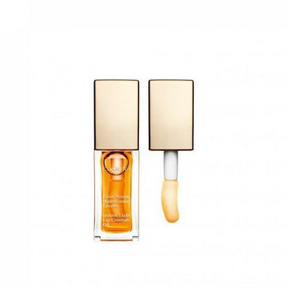 Clarins Lip Comfort Oil 7ml Honey Open and Closed