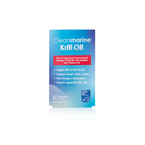 Cleanmarine Krill Oil 590mg 60 Capsules 