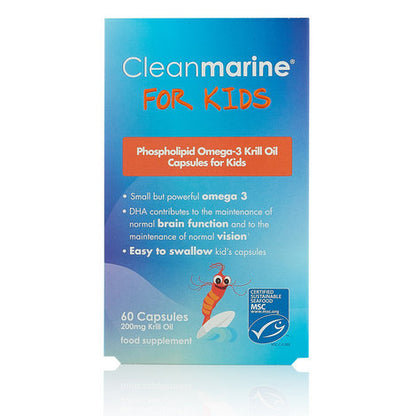 Cleanmarine Krill Oil for Kids 60 Caps 200mg