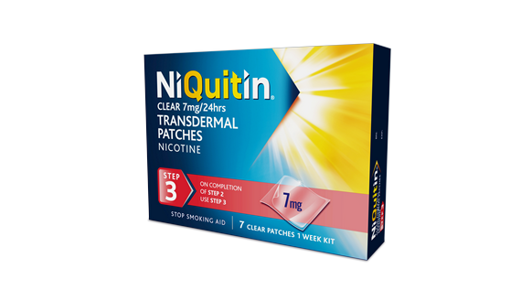NiQuitin Clear Patch Step 3 - 7mg