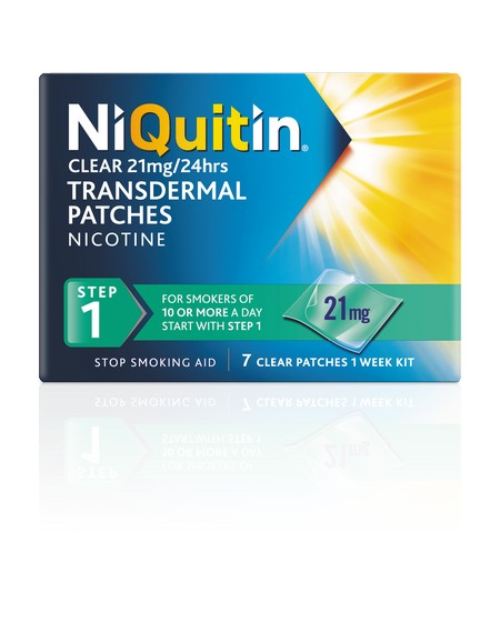 NiQuitin Clear Patch Step 1 - 21mg