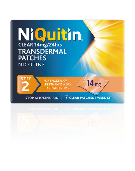 NiQuitin Clear Patch Step 2 - 14mg