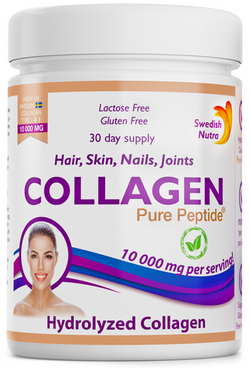 Swedish Nutra Collagen 10,000MG Per Serving Powder (300G) Swedish Nutra Collagen 10,000MG Per Serving Powder (300G)