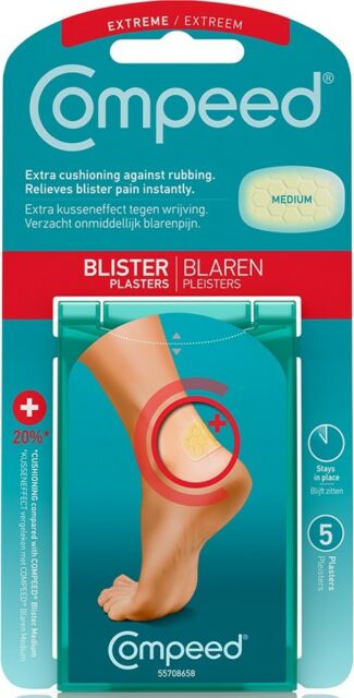 Compeed Blister Plasters 20 Extra Cushioning Medium X 5